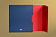 Schuber inkl. Griffloch in ausziehbarer Kartontasche | Blindprägung | Logo in Blindfeld geklebt
