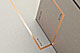  170 x 250 x 65 mm | Schuber handbezogen als Deckel für Kasten mit Verschluß-Rahmen | geprägte Linien als optische Verbindung zwischen aufgeklapptem Kasten + Schuber