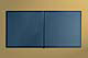 Gewebe-Decke 2-teilig mit durchgängigem Papierspiegel | Satinband um Rücken | Heißfolienprägung